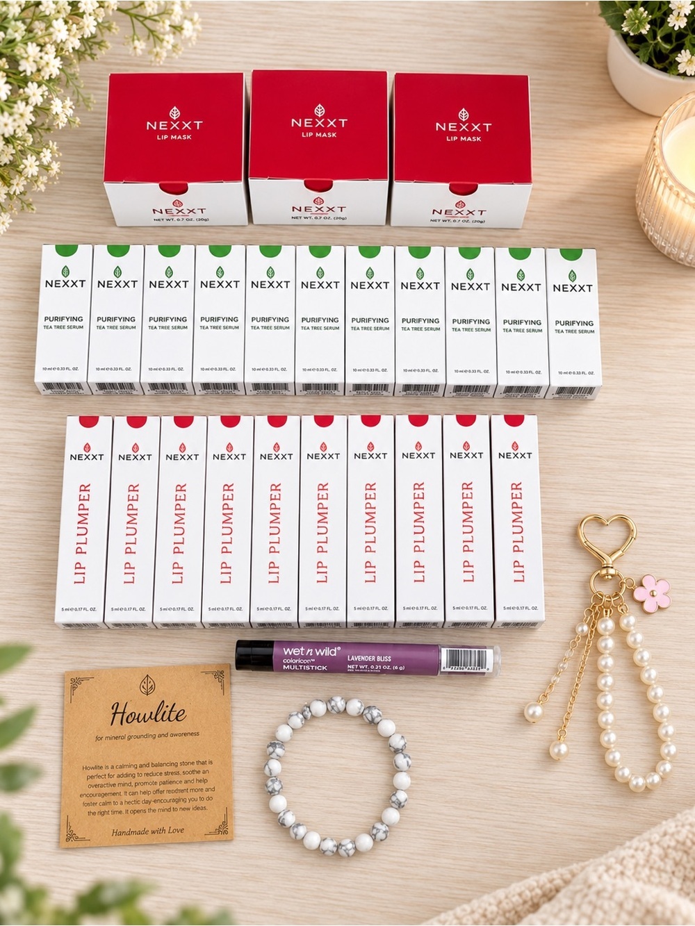 NEW WITH TAGS- NEXXT 26-PIECE BEAUTY & ACCESSORY BUNDLE- $3.27 a unit!